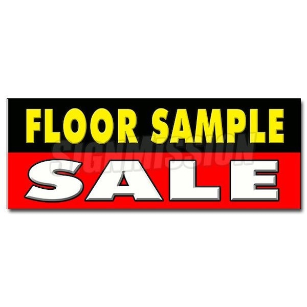 Signmission FLOOR SAMPLE SALE DECAL sticker furniture lamps chair tables discount, D-12 Floor Sample Sale D-12 Floor Sample Sale - main